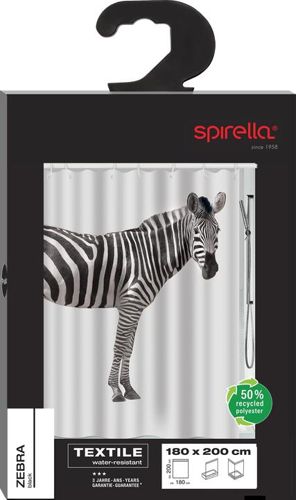 Actual product image spirella Zebra (180 x 200 cm)