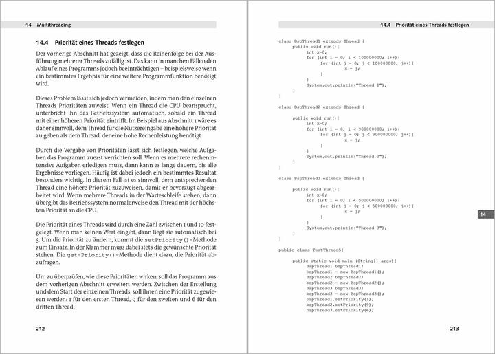 Actual product image Java Programmieren für Einsteiger (German, Michael Bonacina, 2019)