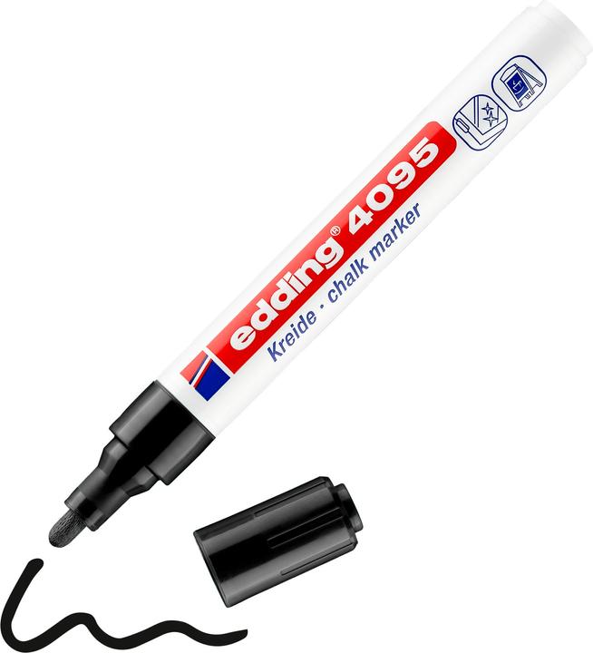 Immagine prodotto Edding Marcatore per finestre 4095 (Nero, 3 mm, 10 x)