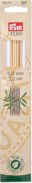 Actual product image Prym Knitting needles BAMBOO 3.00 mm, 20 cm