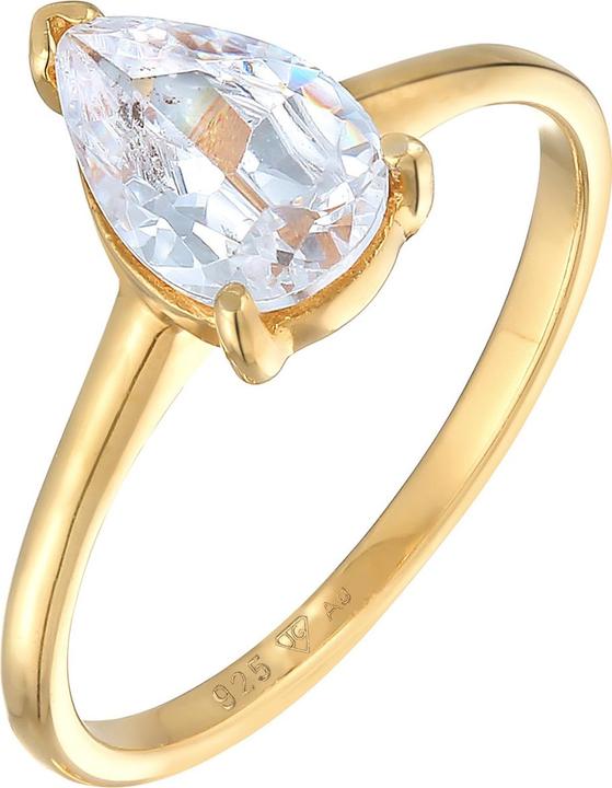 Elli Cocktailring, Kristall Ring, Tropfen