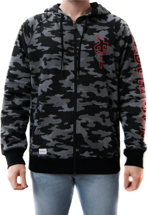 Red Dragon Zip Outliner Hoodie