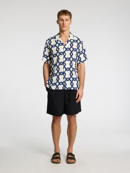 Produktbild Selected Homme Gemustertes Kurzarmhemd (S)