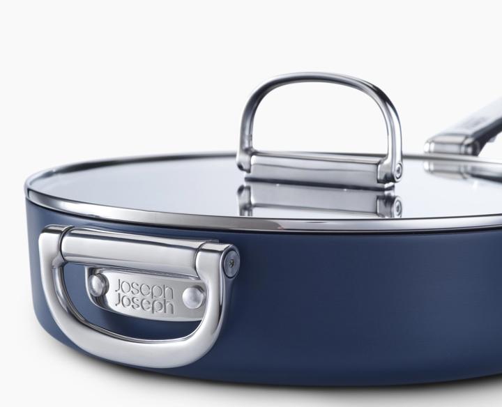 Image du produit Joseph Joseph Space Casserole à manche pliable avec couvercle D23cm (28 cm, Casserole à manche, Aluminium)
