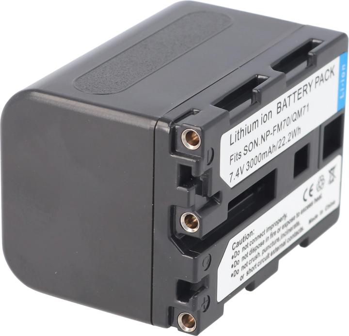 Produktbild AccuCell Akku Sony NP-FM70, CCD-TRV, Sony DCR-DVD (Akku)