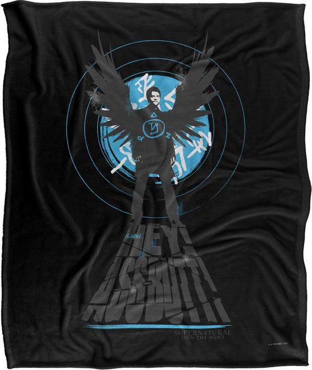 Immagine prodotto Supernatural Hey Assbutt Castiel Coperta (152 x 127 cm)