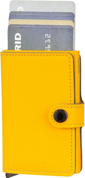 Actual product image Secrid Credit Card Case Miniwallet Yard Ochre
