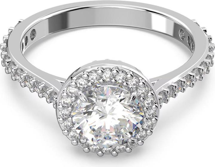 Actual product image Swarovski Constella Cocktail Round Pavé Ring Silver (55)