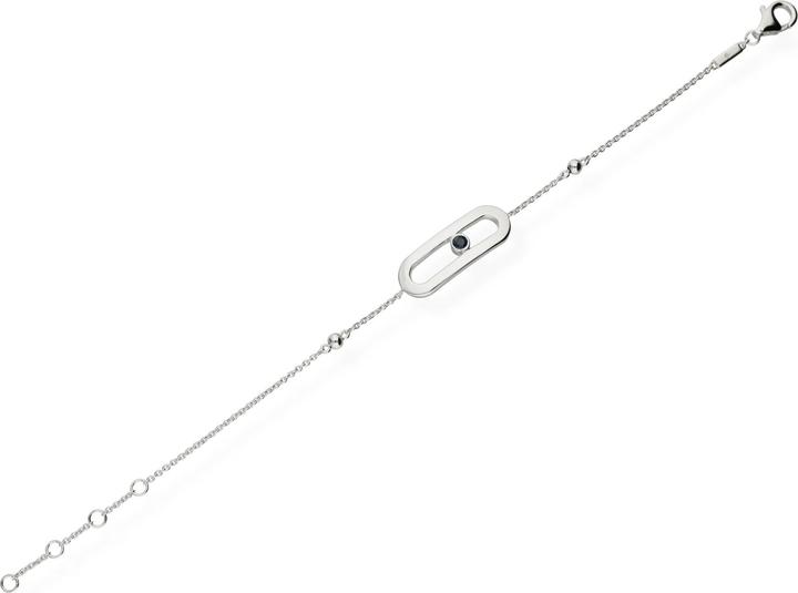 Actual product image Carat Birthstone (19 cm, Silver 925)