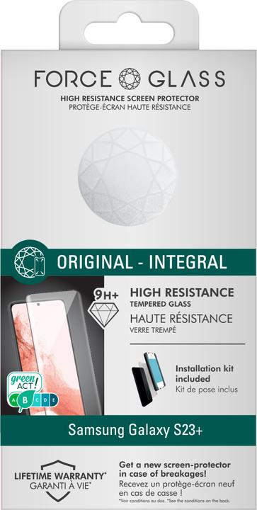 Actual product image Bigben Connected Glass screen protector (1 Piece, Samsung Galaxy S23+, Samsung Galaxy A23 5G)