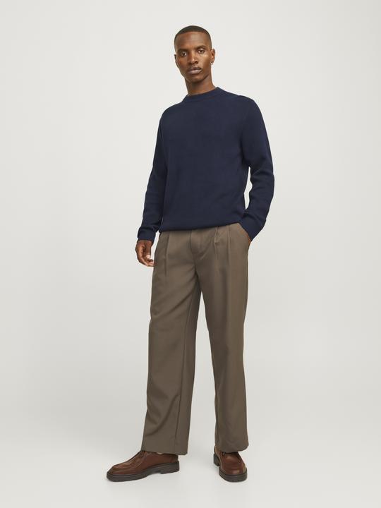 Produktbild Jack & Jones Einfarbig Strickpullover mit Rundhals Strickpullover mit Rundhals (M)