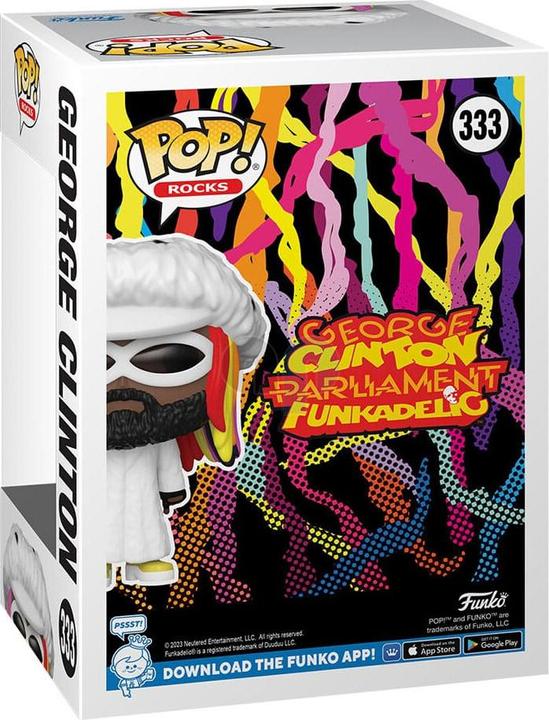 Produktbild Funko George Clinton POP! Rocks Vinyl Figurine 9 cm