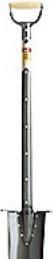 Image du produit Fiskars Bêche, bêche de drainage avec une lame longue et étroite et un rail qui donne à la bêche une force