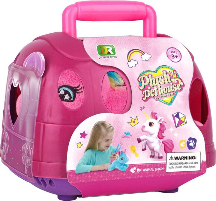 Actual product image Unicorn soft toy in a suitcase (15 cm)