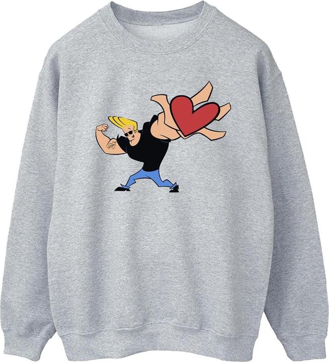 Immagine prodotto Johnny Bravo Heart Present Felpa Uomo (M)