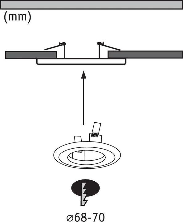 Actual product image Paulmann Downlight adapter