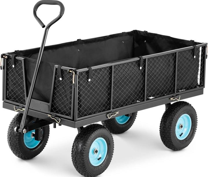 Hillvert Bollerwagen faltbar Handwagen Gerätewagen Transportwagen 550 kg Gartenwagen