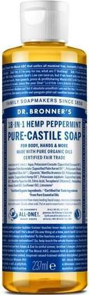 Dr. Bronner's Dr Bronner Peppermint All-One Magic Soap 240ml (Flüssigseife, 240 ml)