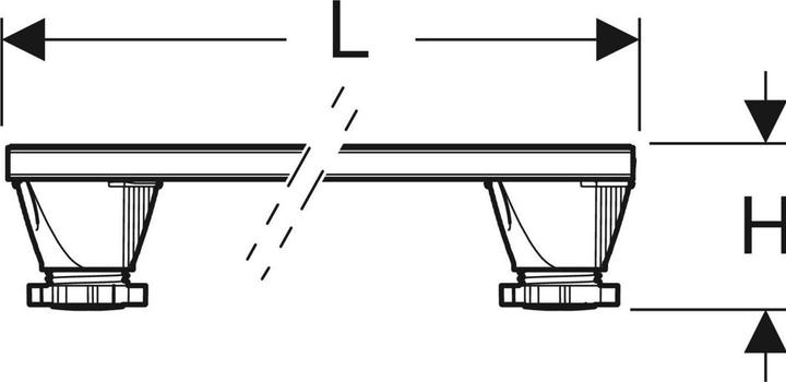 Produktbild Geberit 554.958.00.2 (70 cm, 70 cm)