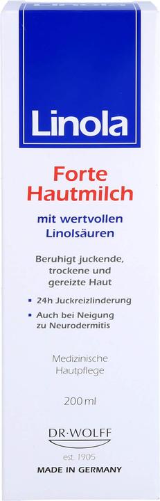 Dr. Wolff Linola Hautmilch Forte (Körpermilch, 200 ml)