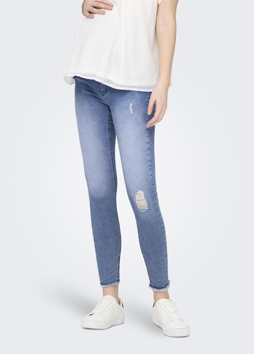 Actual product image Only Maternity OLMBlush Ankle Raw Skinny Fit Jeans Skinny Jeans (30)