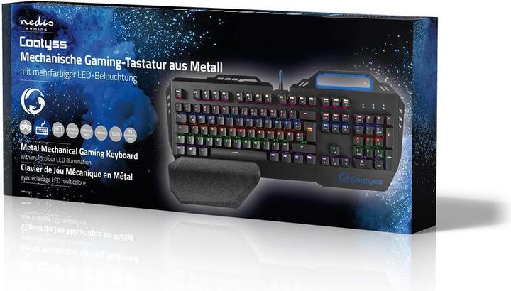 Produktbild Nedis Gaming Tastatur (DE, Kabelgebunden)