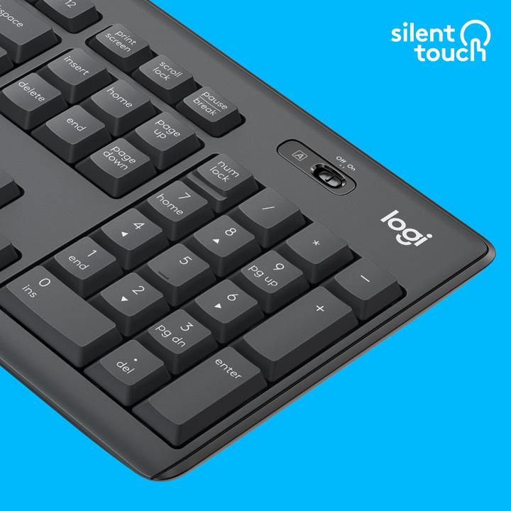Immagine prodotto Logitech MK295 Silent (Ing. Int., Senza fili)