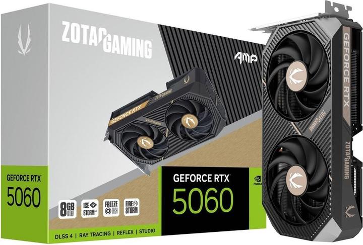 Actual product image Zotac RTX 5060 AMP 8GB GDDR7 HDMI 3xDP (8 GB)