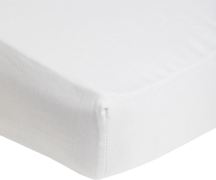 Actual product image Domoletti FITTED SHEET SATEEN 90X200+25 WHITE (90x200 cm)