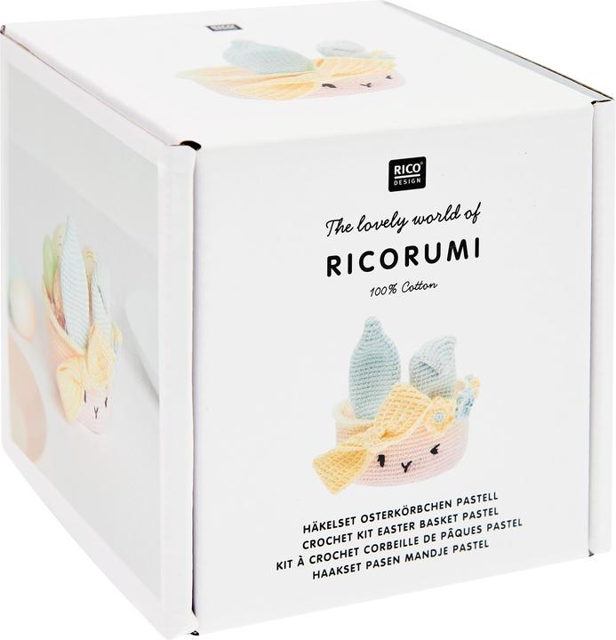 Produktbild Rico Design Ricorumi Häkelset "Oster-Eierkörbchen"