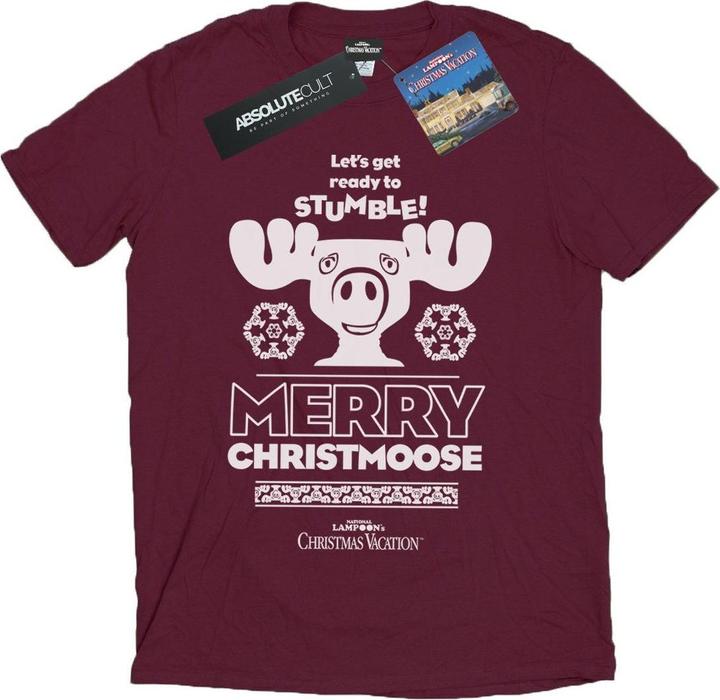 National Lampoon´s Vacation National Lampoon's Christmas Vacation Merry Christmoose TShirt (M)