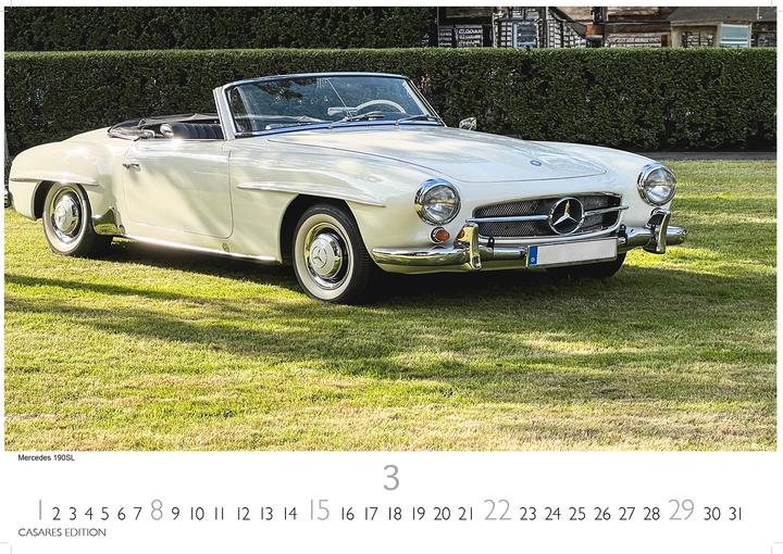 Produktbild Mercedes Classic Cars 2026 S 24x35cm (24 x 35 cm, Deutsch)