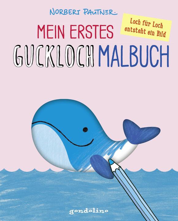 Produktbild Mein erstes Guckloch-Malbuch für Kinder ab 2 Jahre (Wal) Ein Kreativ-Mitmachbuch zum Ausmalen und