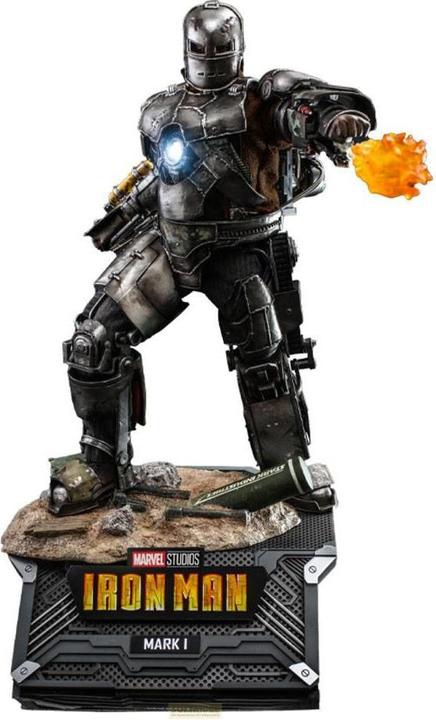 Actual product image Hot Toys Iron Man figurine Movie Masterpiece 1/6 Iron Man Mark I 30 cm