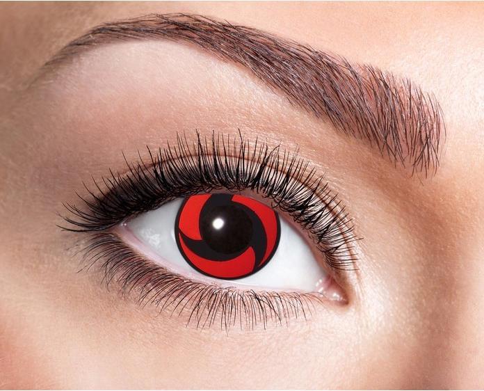 Produktbild Eyecatcher Kontaktlinsen Werwolf (Rot/schwarz)