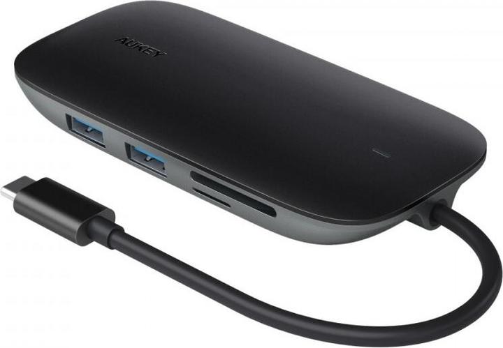 Image du produit Aukey I/O-HUB USB3 3PORT CB-C71/LLTSN1001018 (USB-C, 8 Ports)