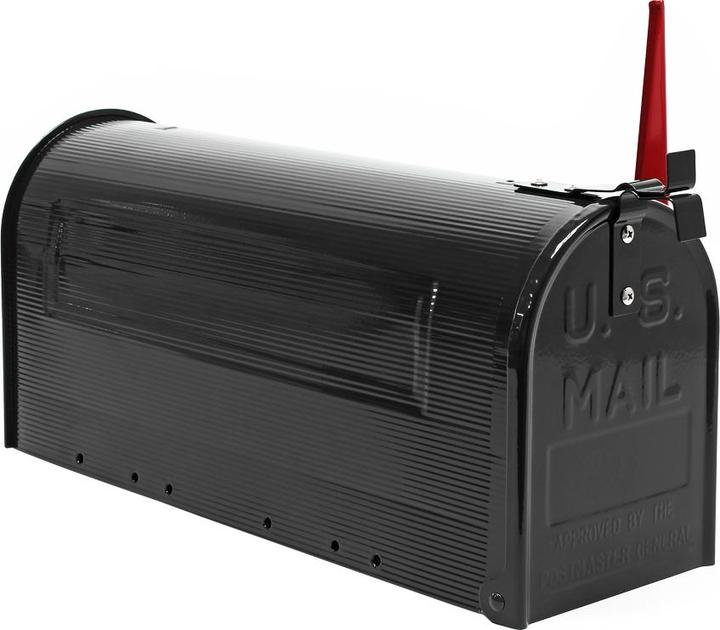 Produktbild Wiltec US Mailbox 180x220x480mm amerikanischer Briefkasten Fahne Stahl