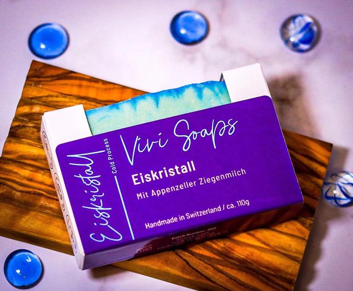 Image du produit Vivi Soaps Savon au lait de chèvre Cristal de glace (Savon dur)