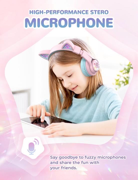 Image du produit Iclever Casque Kids Cat 74/85/94 dB