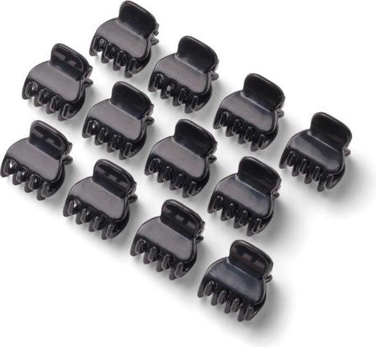 Trisa Mini Haarklammern 1.5 cm schwarz 12 Stk (12 Stk.)