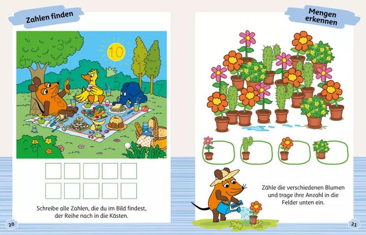 Actual product image Erste Zahlen mit der Maus (German, pen2nature, 2023)