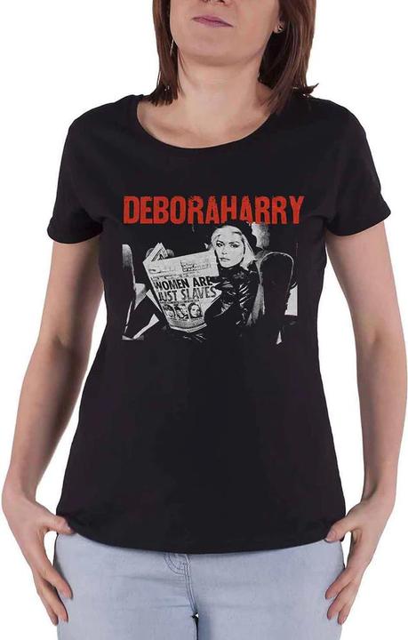 Debbie Harry Frauen Frauen sind nur Sklaven Baumwolle TShirt (S)