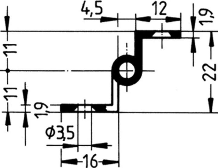 Immagine prodotto Werkstarck Cinghie per mobili FS, diametro del rullo 8 mm (Striscia perforata, 1 pz.)
