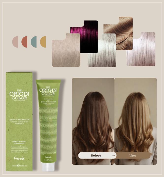 Image du produit Nook Coloration des cheveux Origin Color (8,0 Blonde pâle)