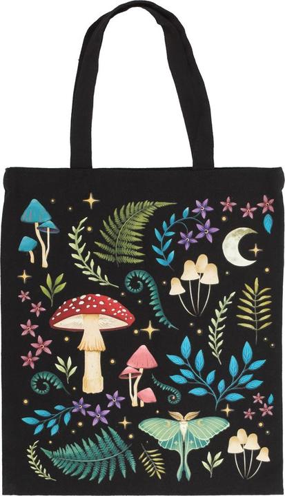 Produktbild Something Different Dunkler Wald bedruckte Baumwolltasche