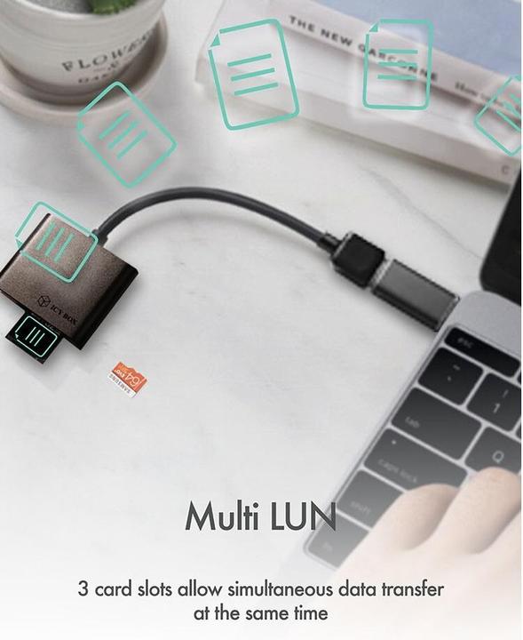 Produktbild Icy Box IB-CR301-U3, USB3.0 Multi-Kartenl. (USB 3.0)