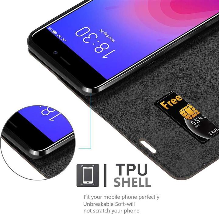 Image du produit Cadorabo Book Couverture magnétique invisible (Meizu M6)