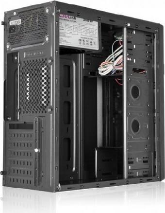 Immagine prodotto L-Link MICRO ATX 500W KLUSTER BLACK TOWER - Tower - PC - Plastica - Acciaio - Nero - (mATX)