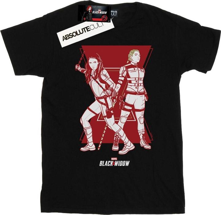 Black Widow Movie Sisters Silhouette TShirt