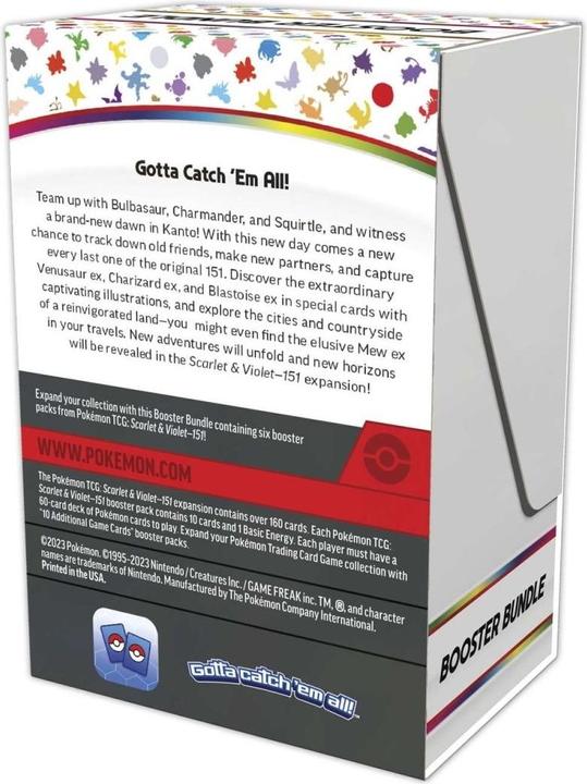 Actual product image Pokémon TCG Scarlet & Violet 03,5 boosters Bundle (English, Booster display)